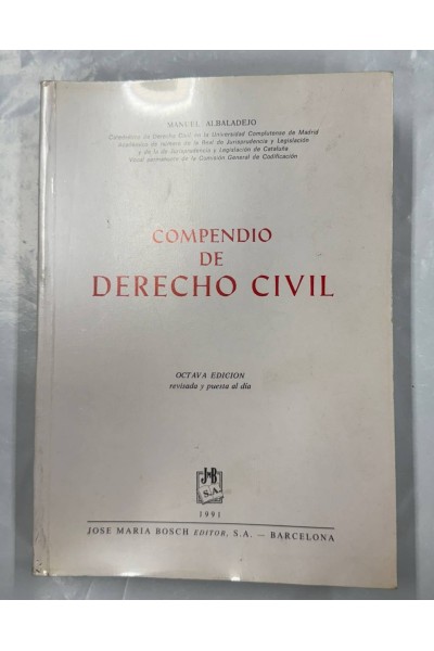 Compendio de Derecho Civil